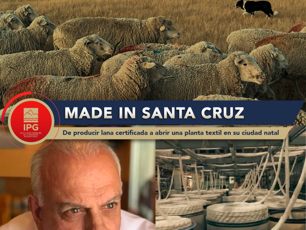 De producir lana certificada a abrir una planta textil en su ciudad natal